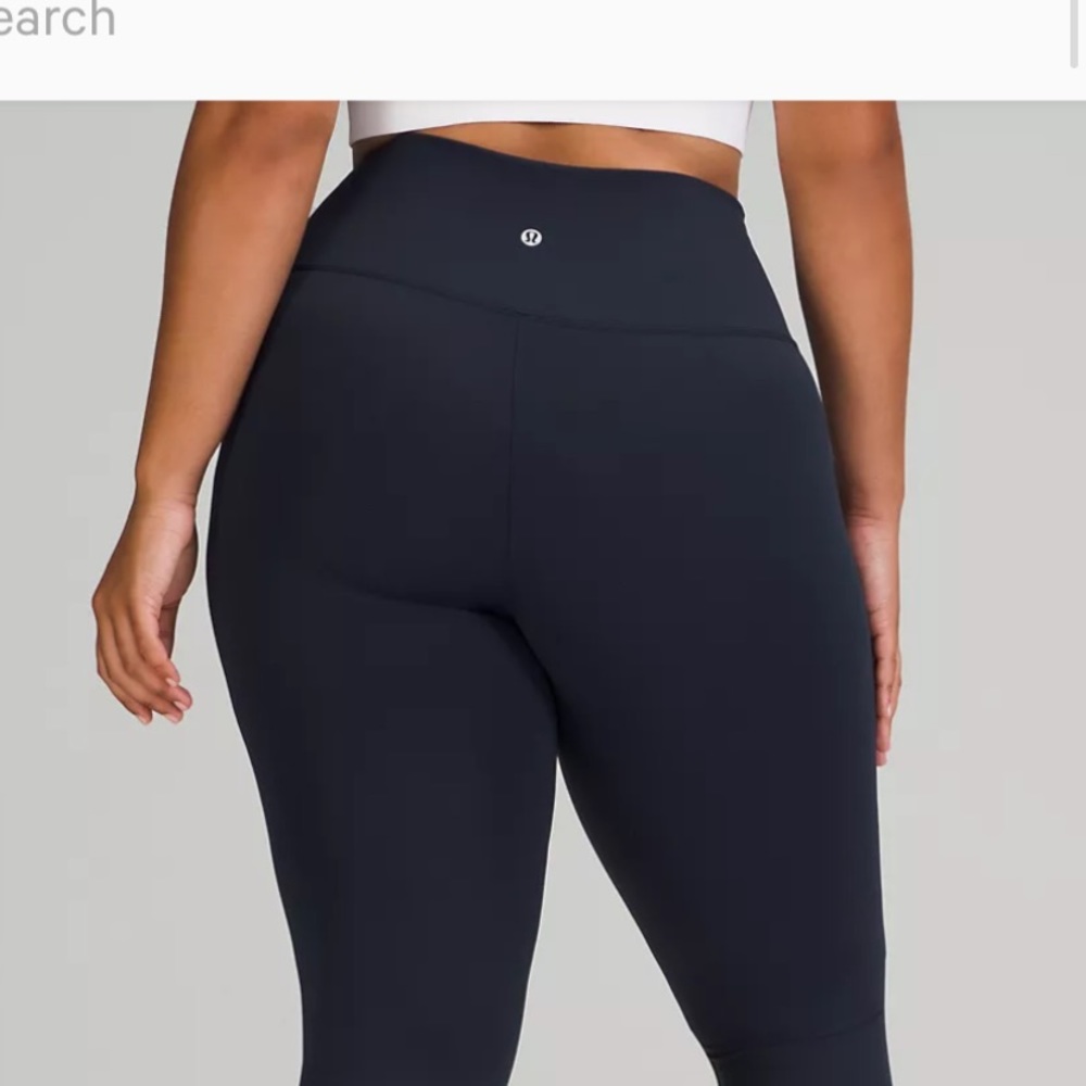 Lululemon Wunder Under Navy legging